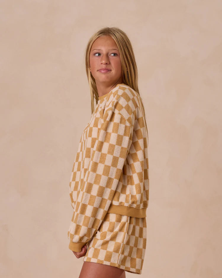 Summer Terry Set | Marigold Check | Rylee & Cru