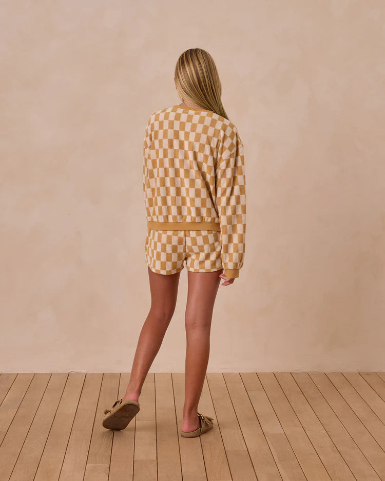 Summer Terry Set | Marigold Check | Rylee & Cru