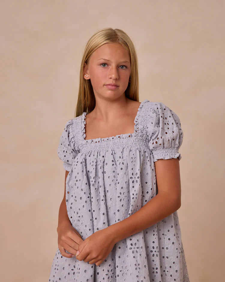 Teen Milan Dress | Light-Blue | Rylee & Cru