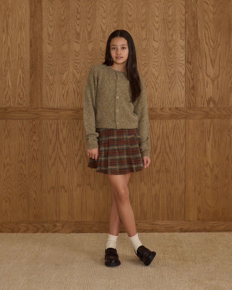 Teen Pleated Skirt | Holiday Plaid | Rylee & Cru