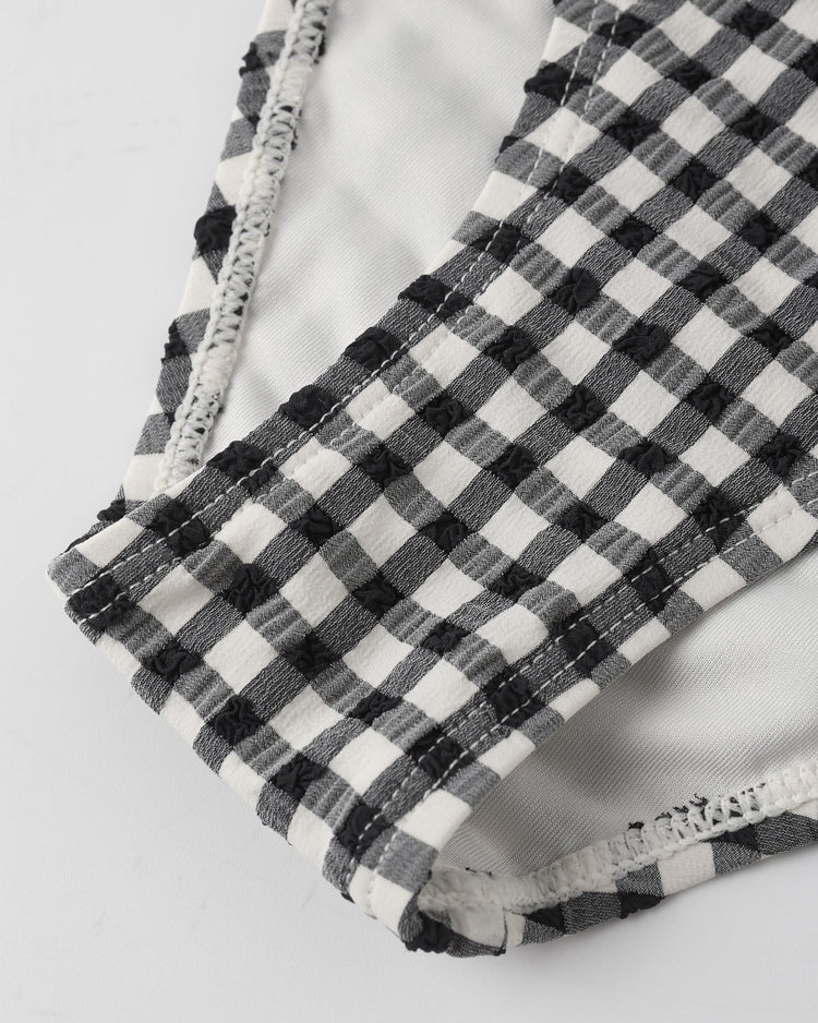 Teen Cardiff Bikini | Black Gingham | Rylee & Cru