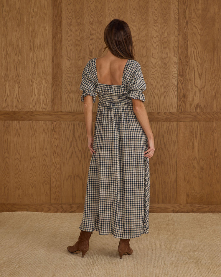 Birdie Dress | Navy Check | Rylee & Cru