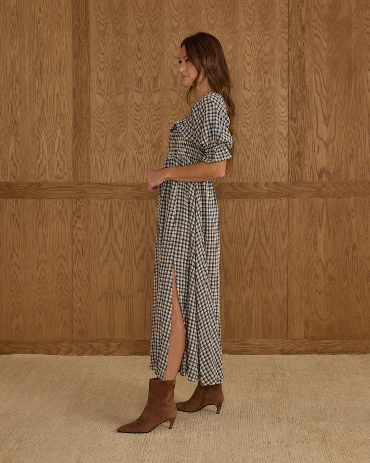 Birdie Dress | Navy Check | Rylee & Cru