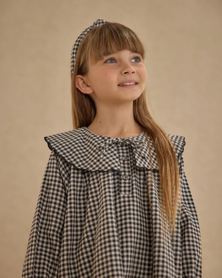 Mini Dress | Black Gingham | Rylee & Cru