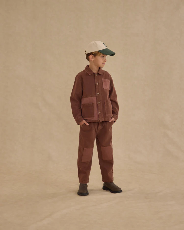 Denim Jacket | Brown | Rylee & Cru