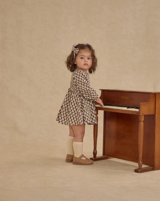 Ribbed Socks | Black, Antique | Rylee & Cru