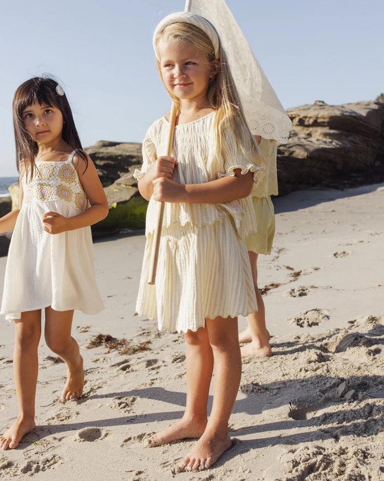 Padded Headband | Citron Stripe | Rylee & Cru