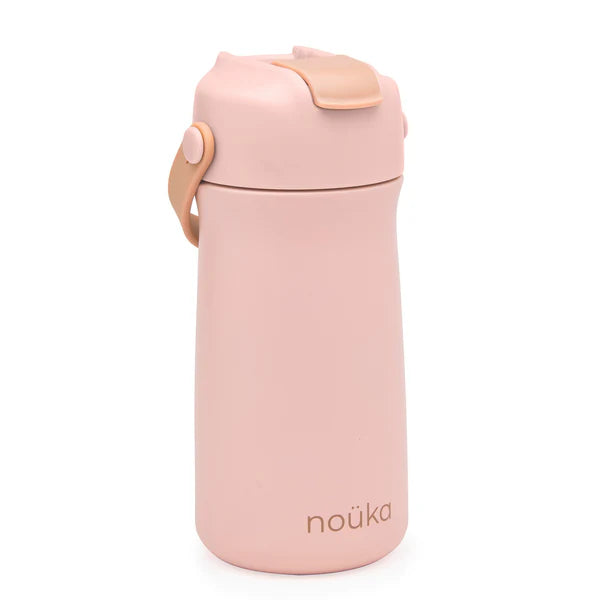 Stainless Steel Drinking Bottle 12 Oz | Soft Blush | Nouka