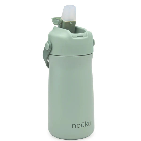 Stainless Steel Drinking Bottle 12 Oz | Moss | Nouka