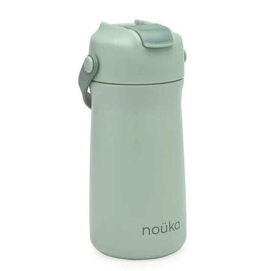 Stainless Steel Drinking Bottle 12 Oz | Moss | Nouka