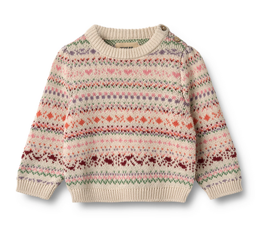 Jacquard Pullover | Olga | Wheat Kids