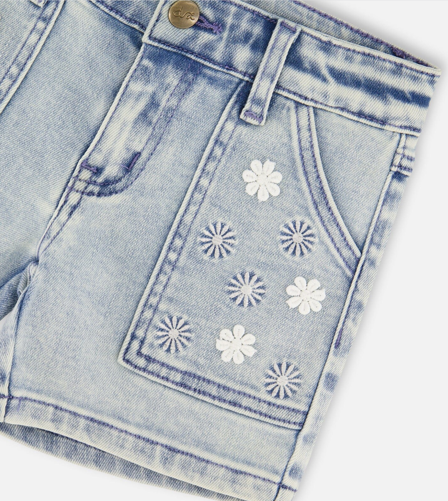 Denim Shorts | Light Blue Denim | Duex par Deux