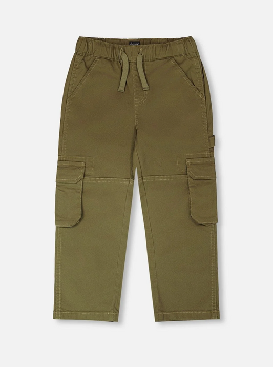 Stretch Twill Carpenter Pant | Green | Deux Par Deux