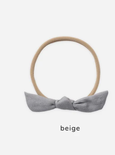 Little Knot Headband | Slate | Quincy Mae