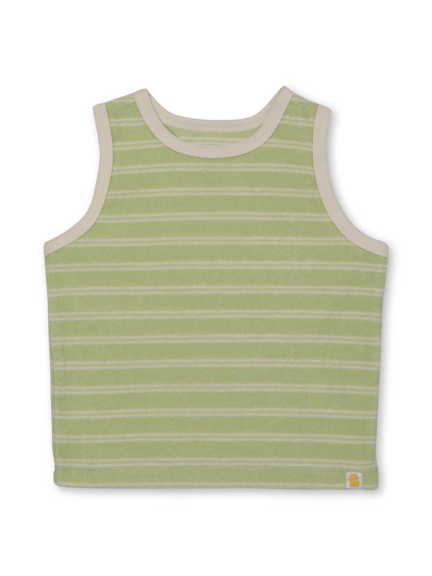 Loop Terry Tank Top | Rise Little Earthlings | Foam Green