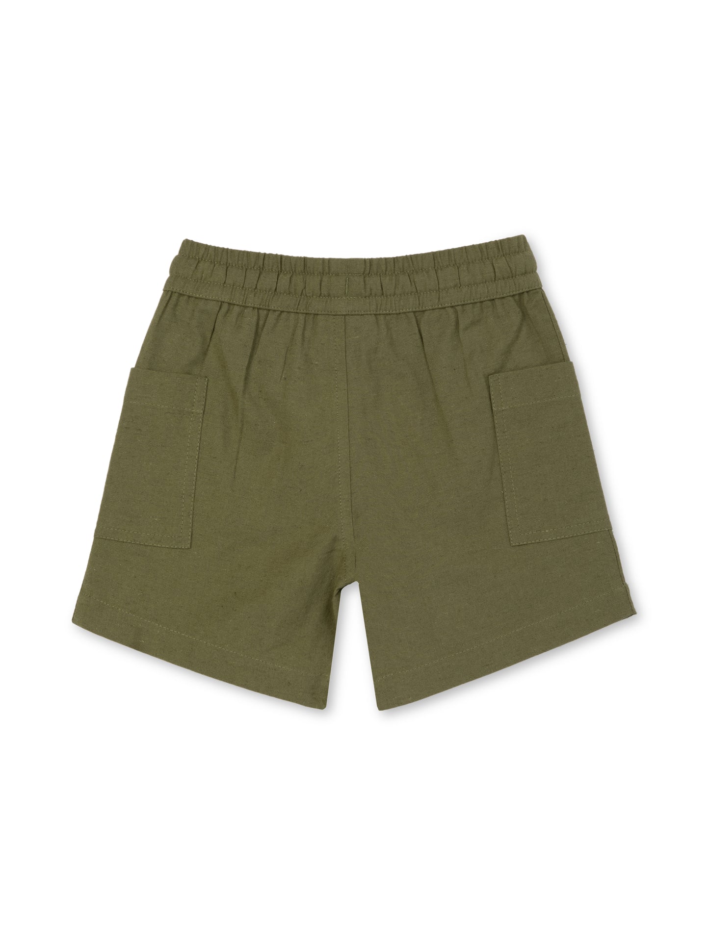 Pull On Shorts | Olive | Rise Little Earthlings