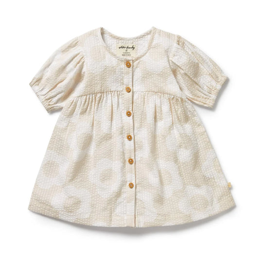 Daisy Bloom Organic Button Dress | Wilson + Frenchy