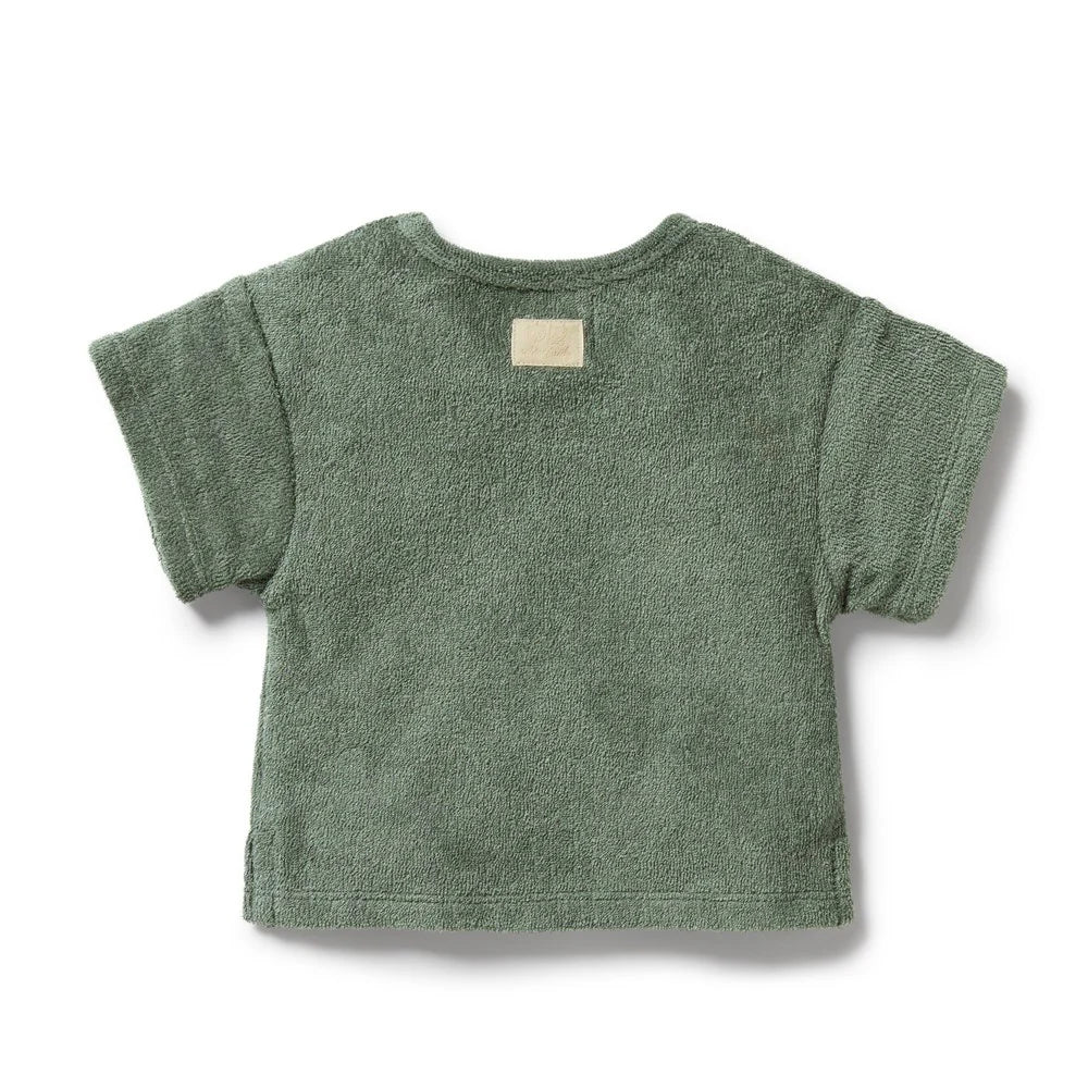 Moss Organic Terry Tee | Wilson + Frenchy
