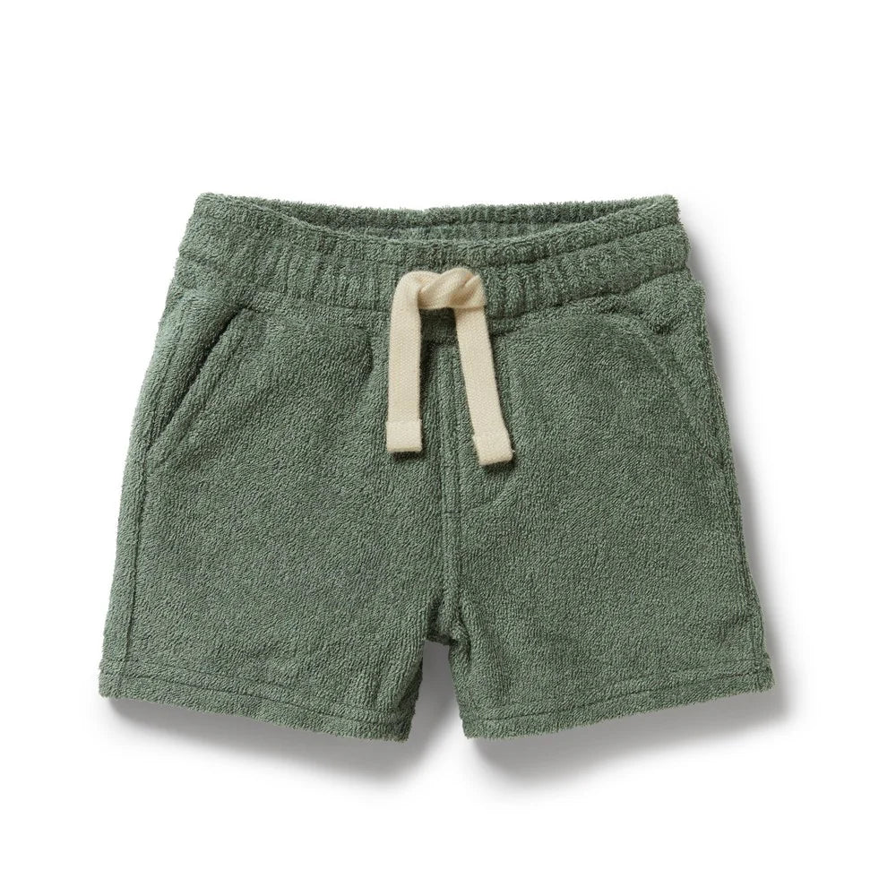 Moss Organic Terry Short | Wilson + Frenchy
