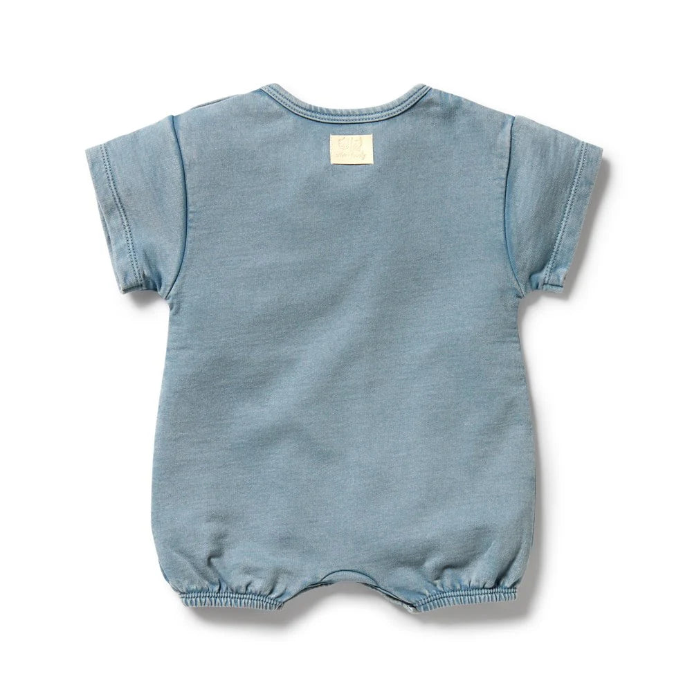 Dusk Organic Sweat Growsuit | Wilson + Frenchy