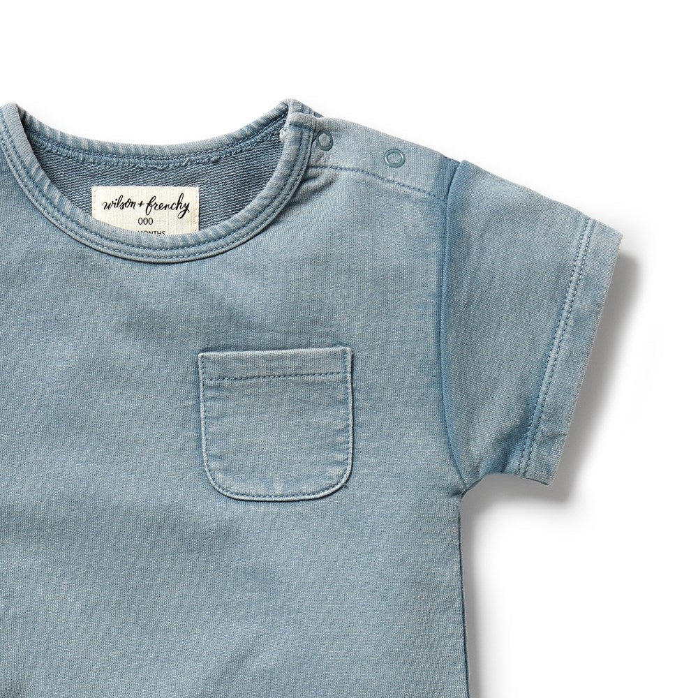 Dusk Organic Sweat Growsuit | Wilson + Frenchy