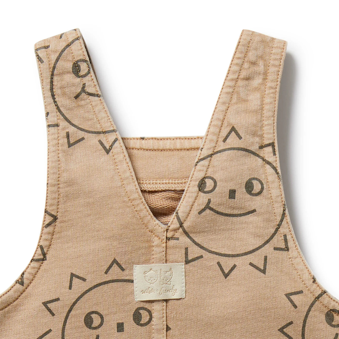 Happy Days Organic Sweat Overall | Wilson + Frenchy