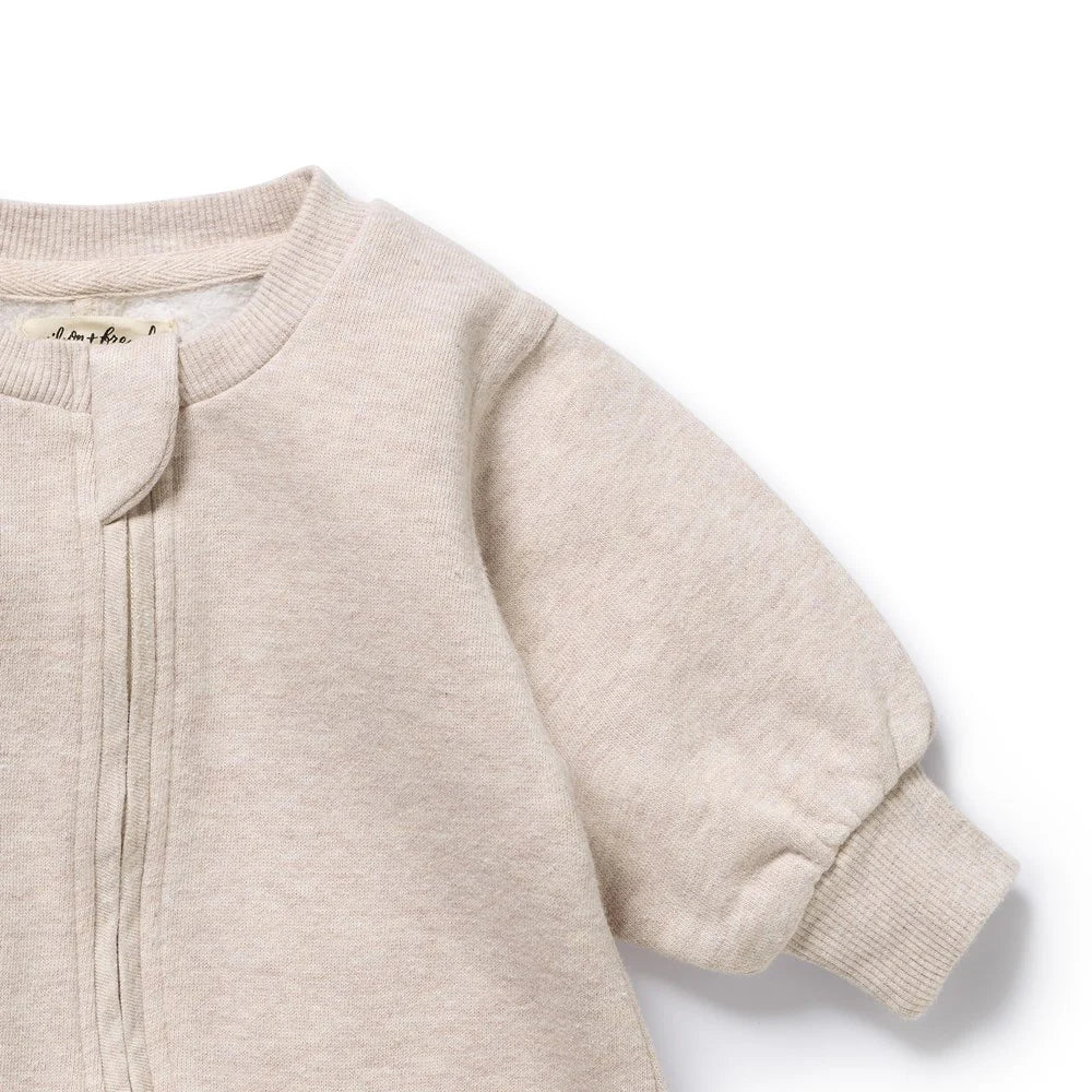 Organic Terry Growsuit | Oatmeal | Wilson & Frenchy