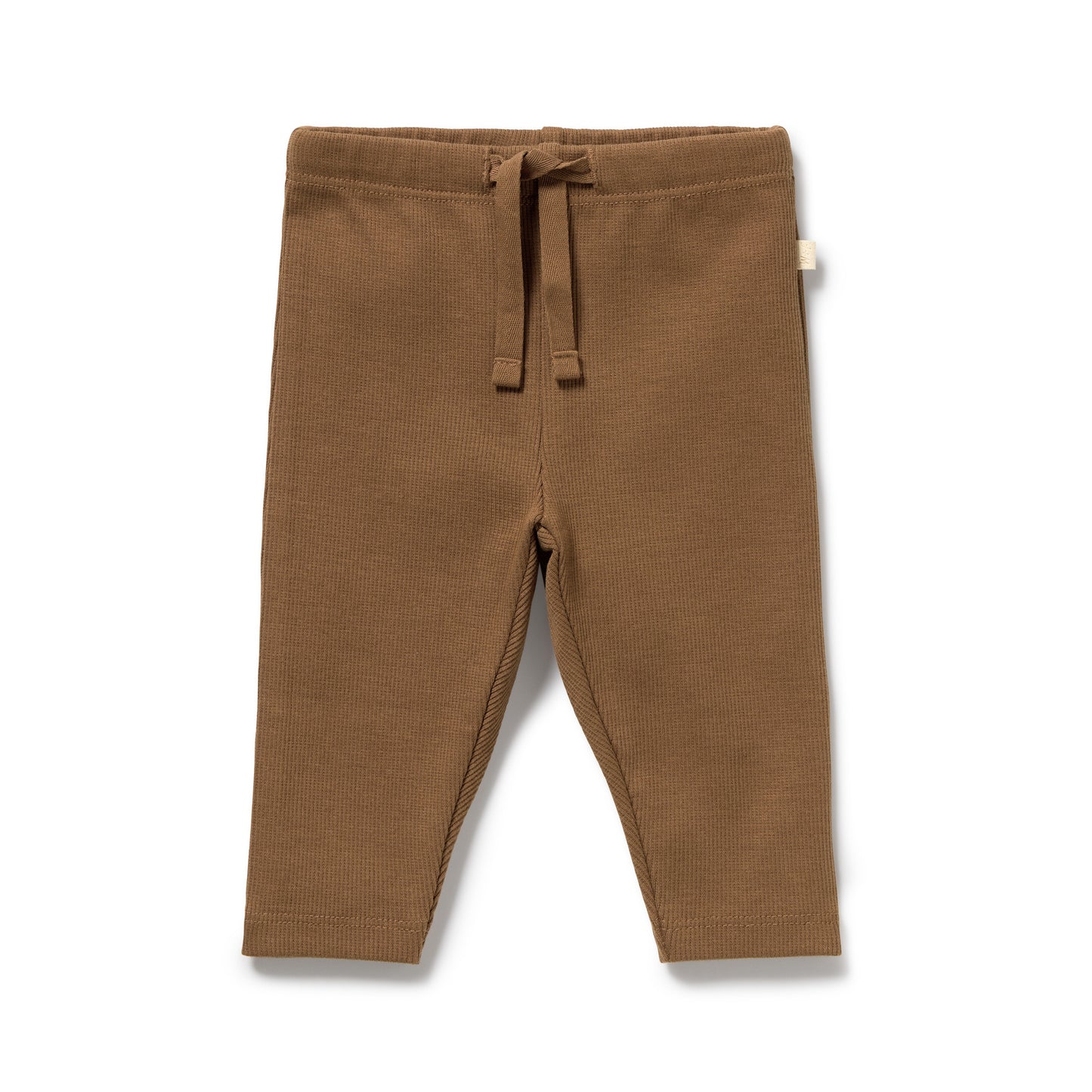 Organic Ribbed Legging | Nutmeg | Wilson & Frenchy