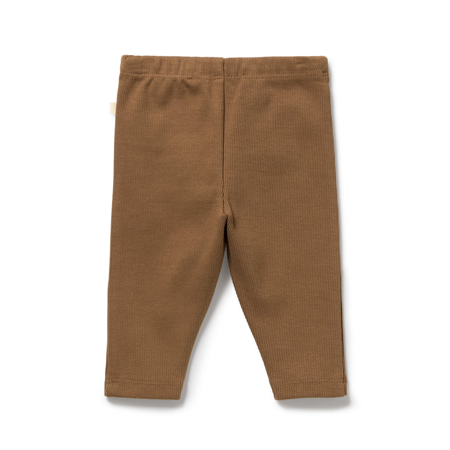 Organic Ribbed Legging | Nutmeg | Wilson & Frenchy