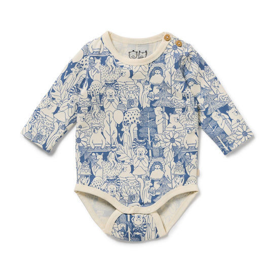 Organic Longsleeve Bodysuit | Woodland Adventures | Wilson & Frenchy