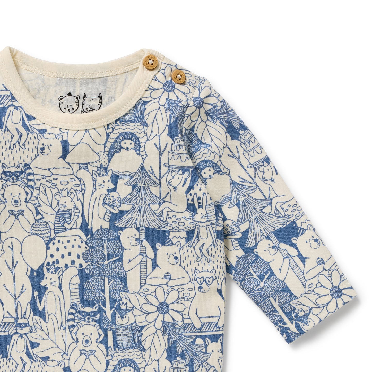 Organic Longsleeve Bodysuit | Woodland Adventures | Wilson & Frenchy