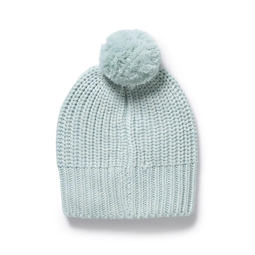 Organic Knitted Hat | Cloud Blue | Wilson & Frenchy