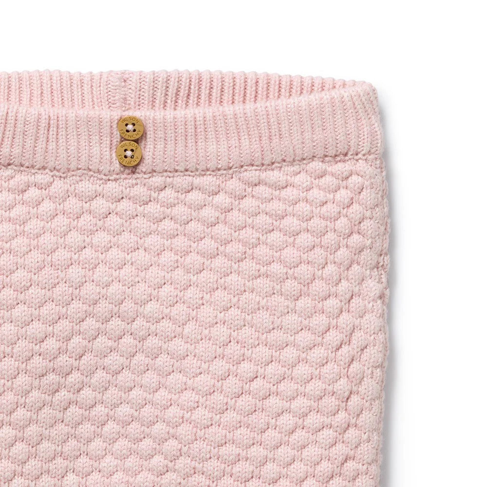 Organic Knitted Bubble Legging | Marshmellow | Wilson & Frenchy