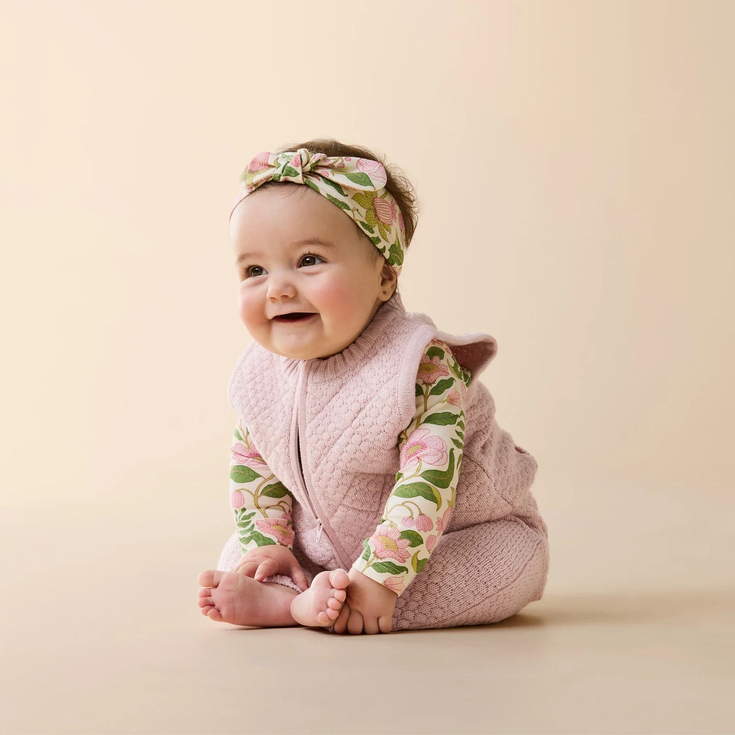 Organic Knitted Bubble Legging | Marshmellow | Wilson & Frenchy