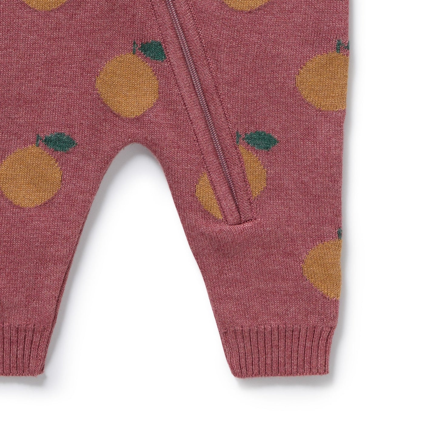 Organic Knitted Jacquard Growsuit | Clementine | Wilson & Frenchy