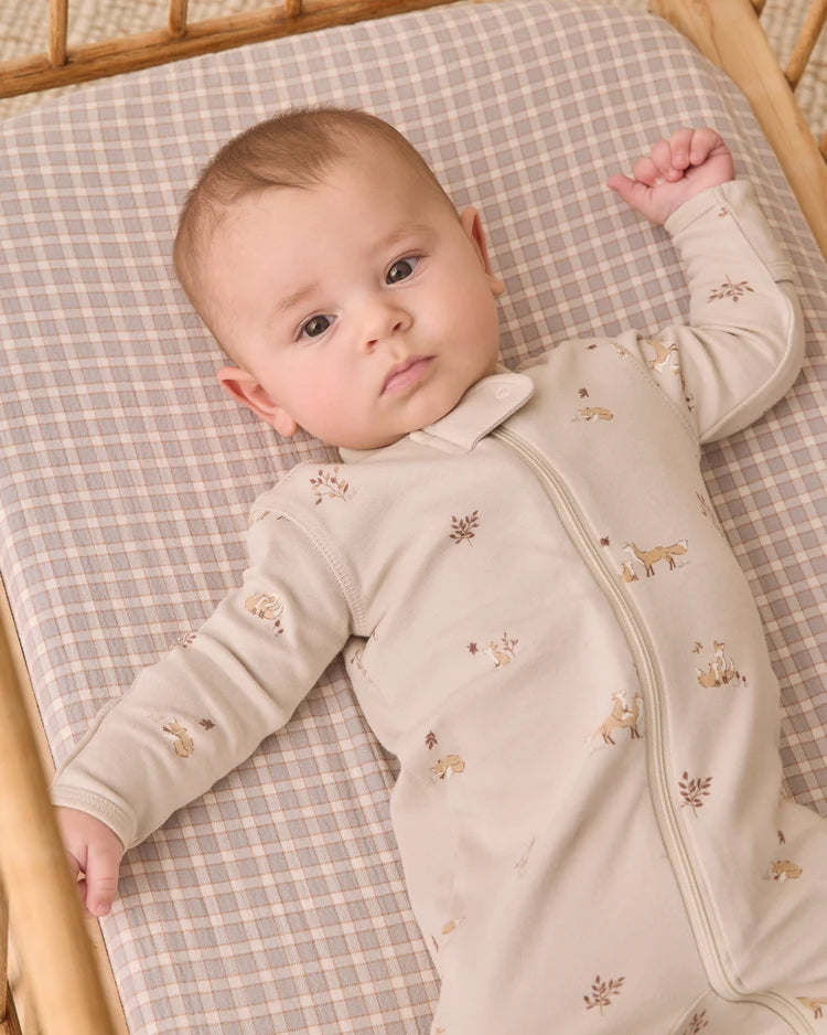 Zip Long Sleeve Sleeper Footie | Fox Land | Quincy Mae