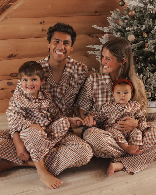 Men's Pajamas | Holiday Gingham | Rylee & Cru
