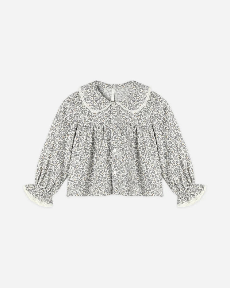 Kat Blouse | Slate Floral | Rylee & Cru