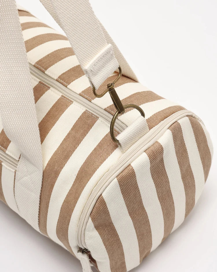 Duffle Bag | Fawn Pinstripe | Rylee & Cru