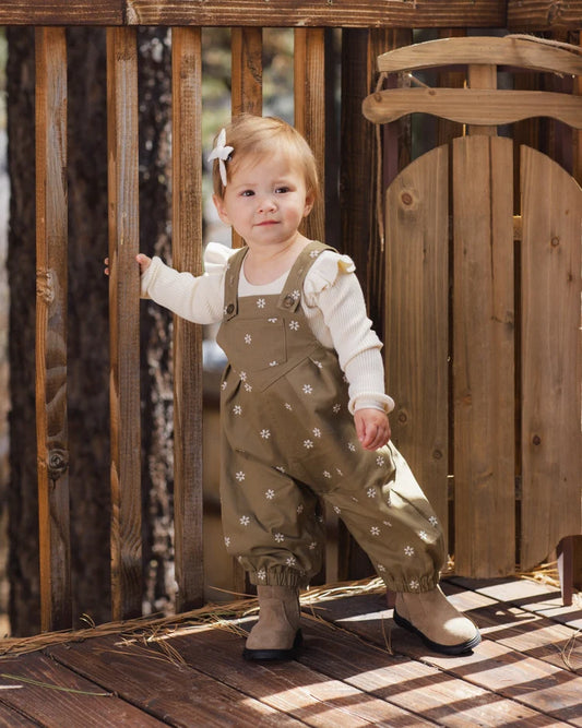 Vintage Overall | Embroidered Daisies | Rylee & Cru