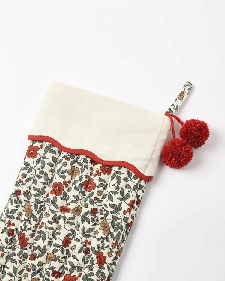 Noel Stocking | Holiday Floral | Rylee & Cru