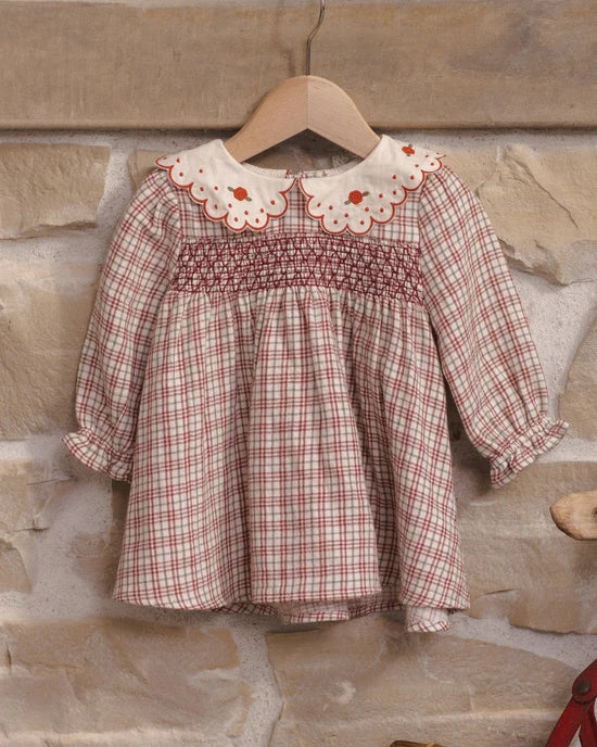 Callie Dress | Christmas Plaid | Quincy Mae