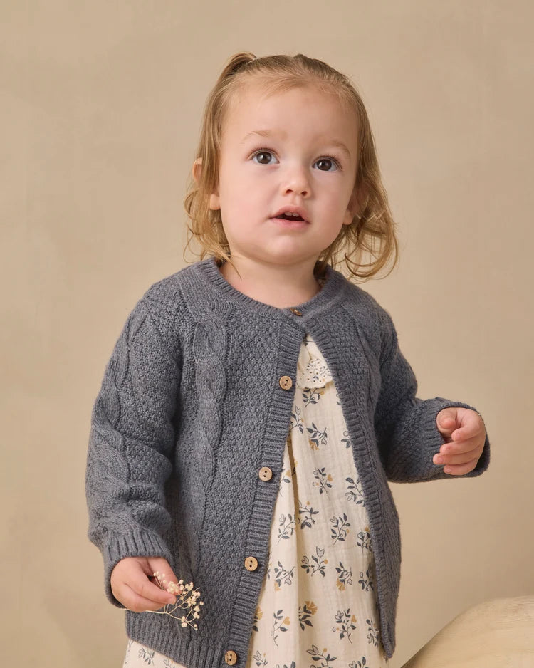 Knit Cardigan | Midnight | Quincy Mae
