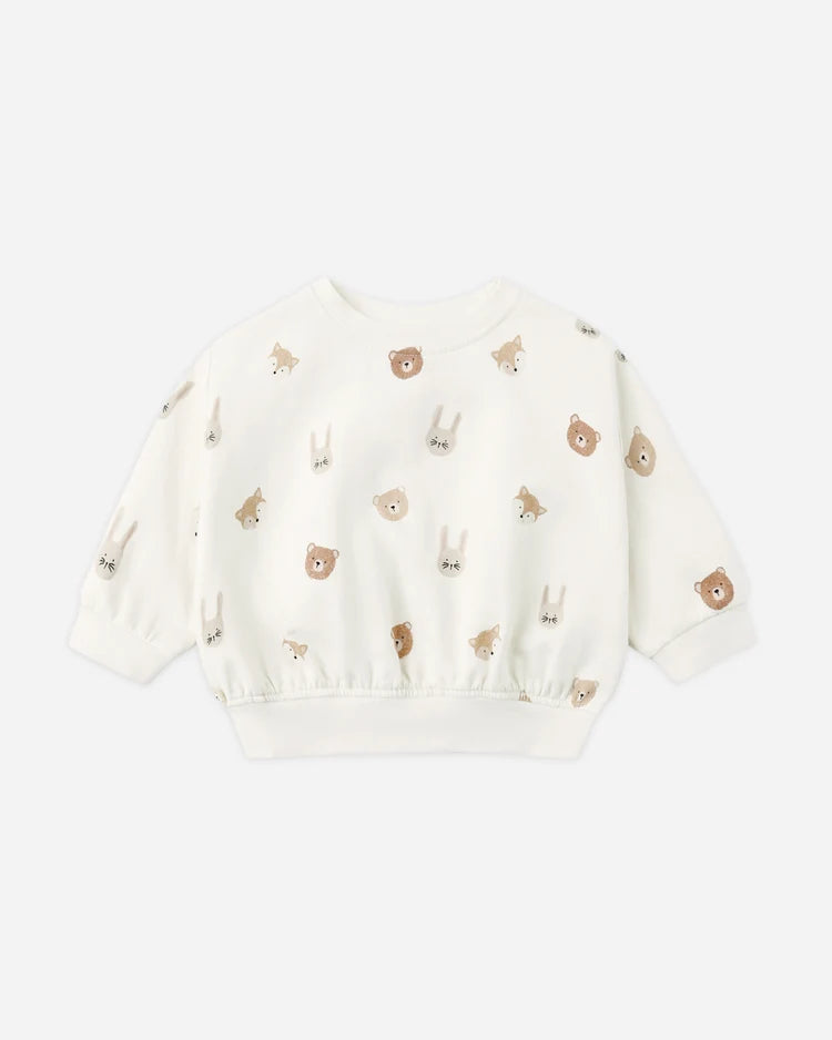 Relaxed Fleece Sweatsuit Set | Critters | Quincy Mae
