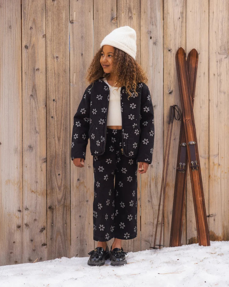 Dove Pant | Black Daisy | Rylee & Cru