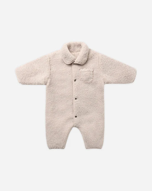 Shearling Jumpsuit | Rose Water | Quincy Mae