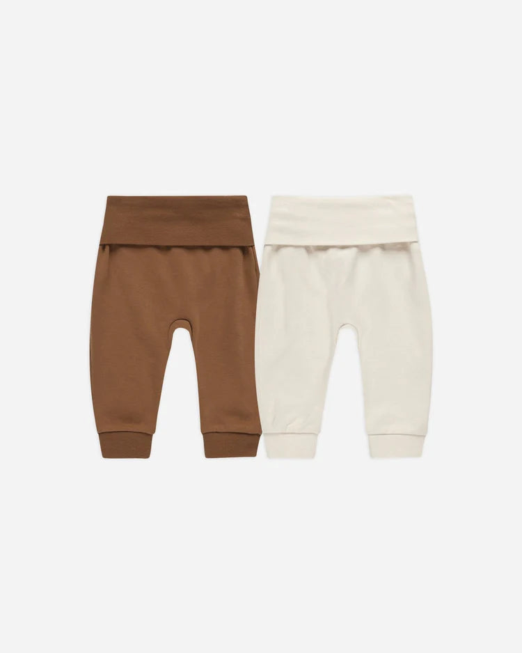 Baby Pant Set | Cinnamon, Natural | Quincy Mae