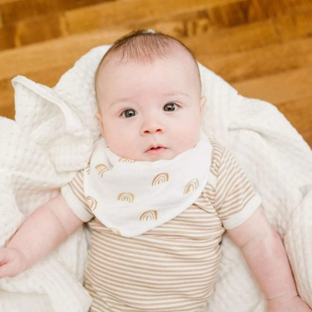Bandana Bibs | Rainbow & Suns | Lulujo