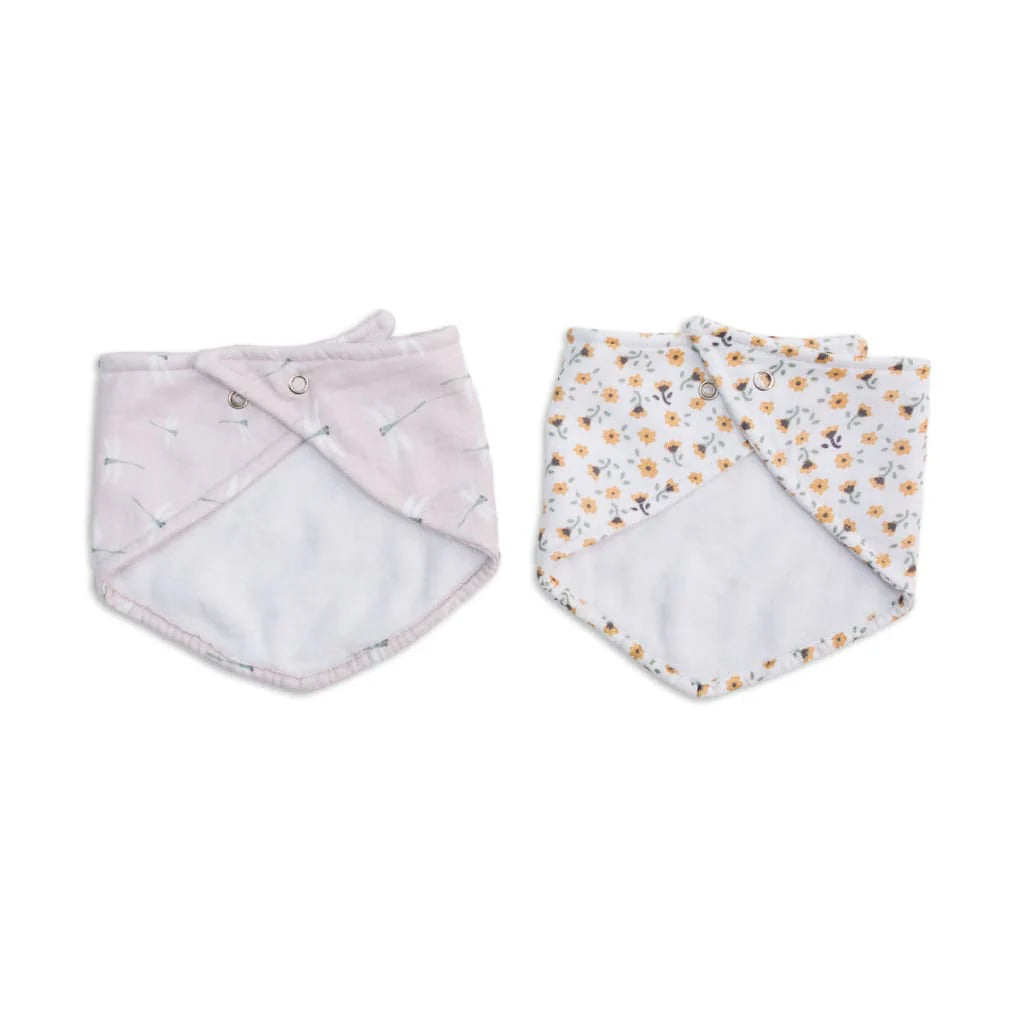 Bandana Bibs | Dragonfly & Vintage Floral | Lulujo