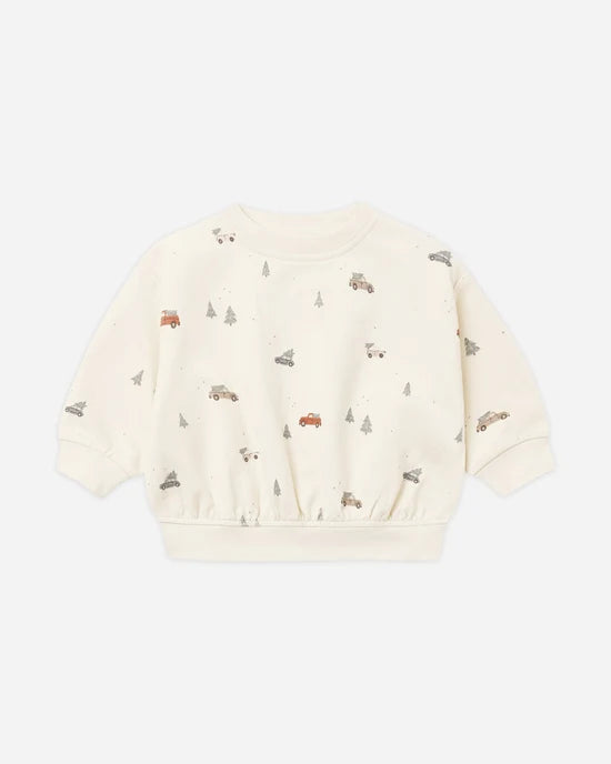 Relaxed Fleece Sweat Set | Holiday Drive | Quincy Mae